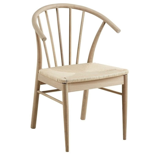 Krzesło z podłokietnikami Cassandra natu ralne - ACTONA